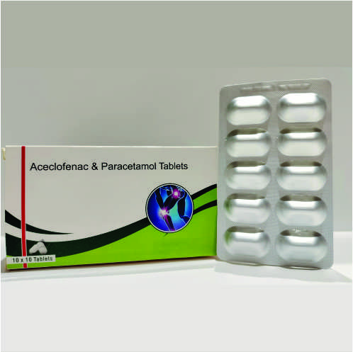 ACECLOFENAC 100MG + PARACETAMOL 500MG TABLETS (1)