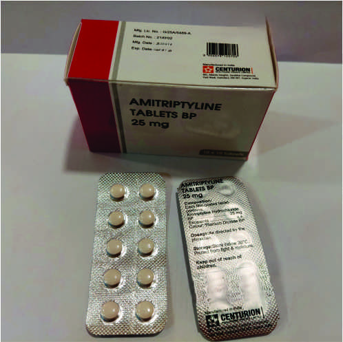 AMITRIPTYLINE BP 25MG TABLET