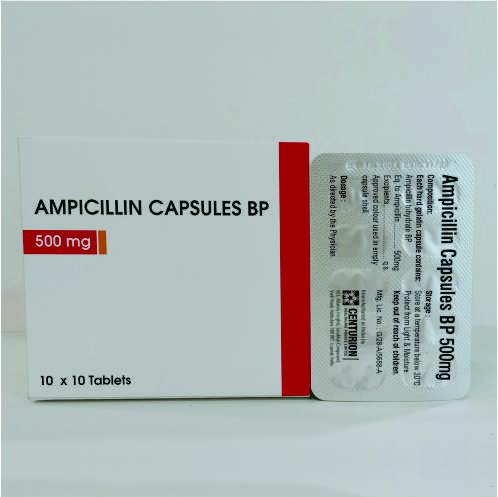 Ampicillin Capsules BP 500mg