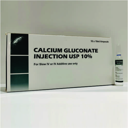 CALCIUM GLUCONATE USP 10_ WV INJECTION