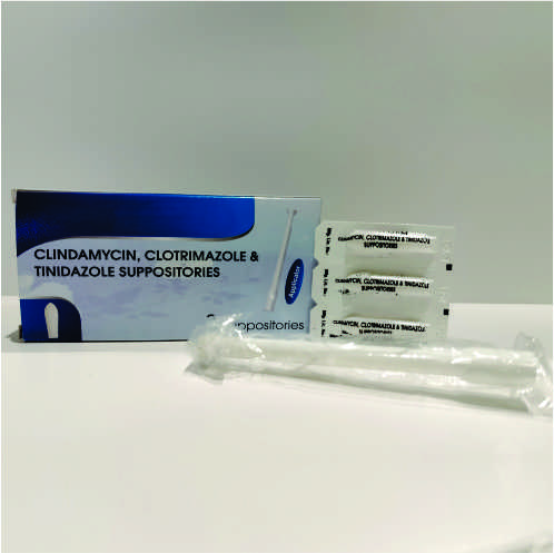 CLINDAMYCIN +CLOTRIMAZOLE + TINIDAZOLE SUPPOSITORIES (4)