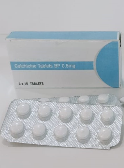 COLCHICINE BP 0.5 MG TABLETS