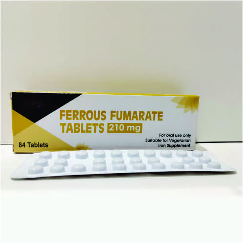 FERROUS FUMARATE 210MG TABLETS (1)