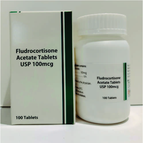 FLUDROCORTISONE ACETATE USP 100MCG TABLETS (1)