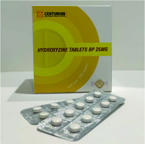 HYDROXYZINE TABLETS BP 25MG