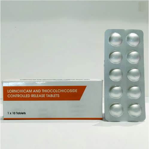 LORNOXICAM AND THIOCOLCHICOSIDE CONTROLLED RELEASE TABLETS