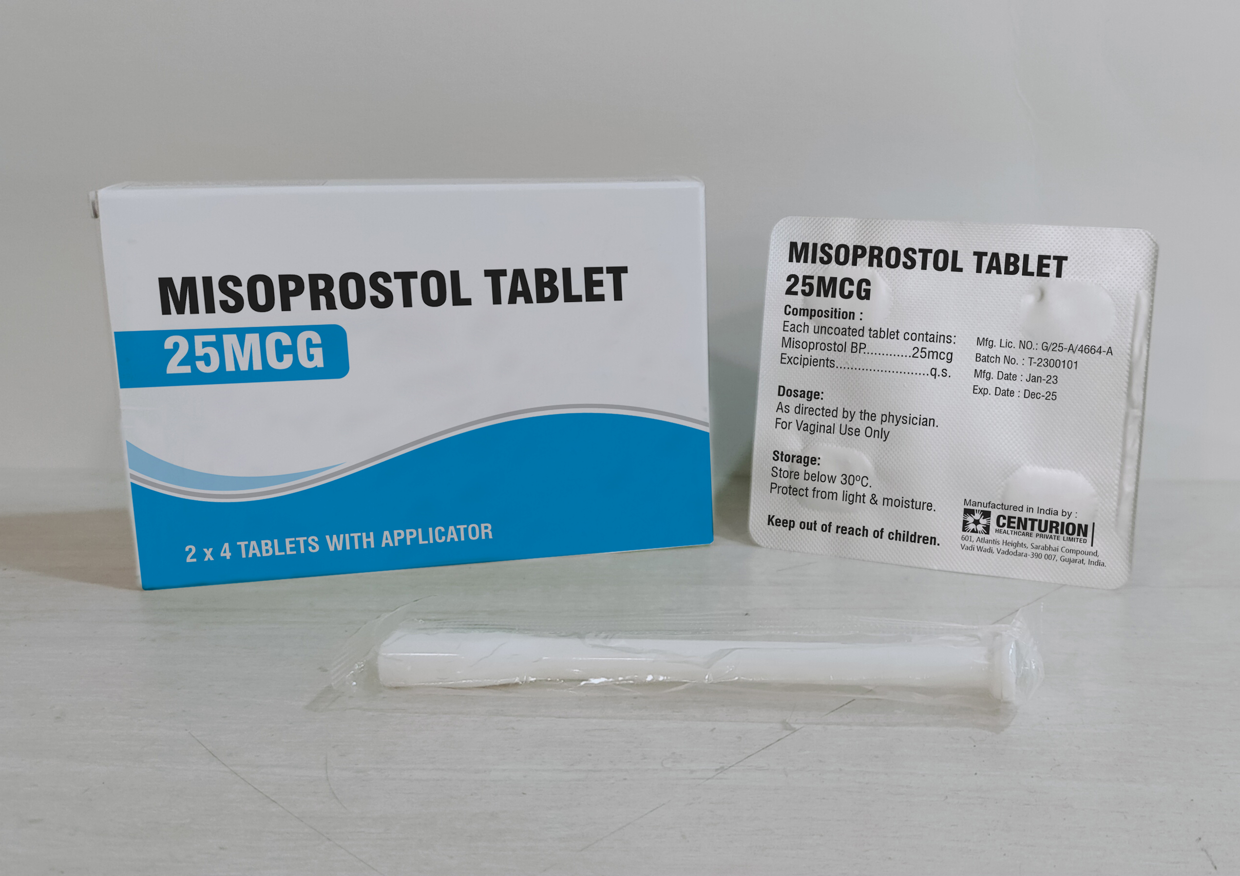 Misoprostol 25 mcg Tablets - PACKSHOOT