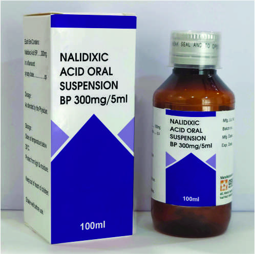NALIDIXIC ACID BP 300MG5ML ORAL SUSPENSION