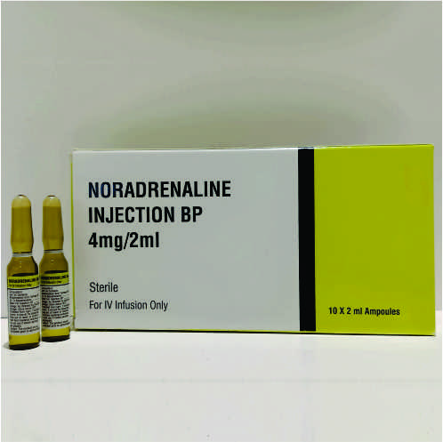 NORADRENALINE BP 4MG2ml INJECTION (2)