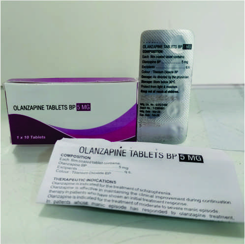 OLANZAPINE BP 5 MG TABLET