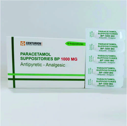 PARACETAMOL SUPPOSITORIES BP 1000mg