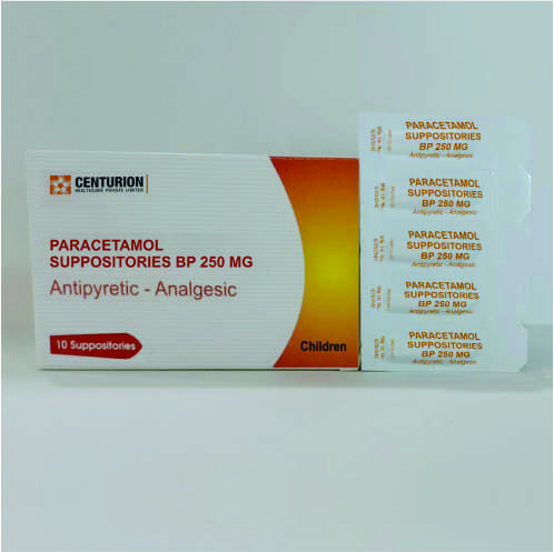 PARACETAMOL SUPPOSITORIES BP 250mg