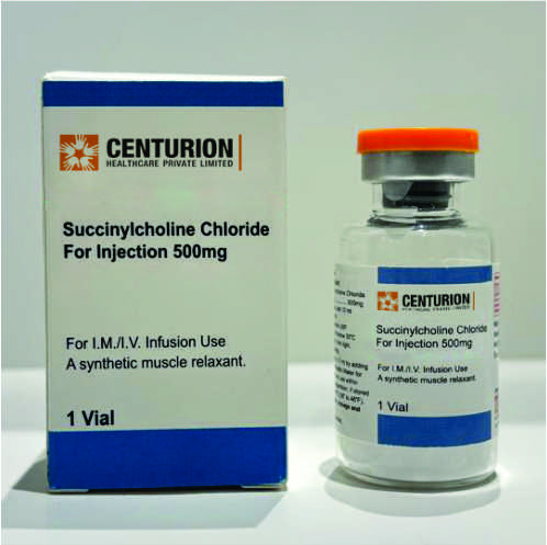 SUCCINYLCHOLINE CHLORIDE 500 MG INJECTION (2)